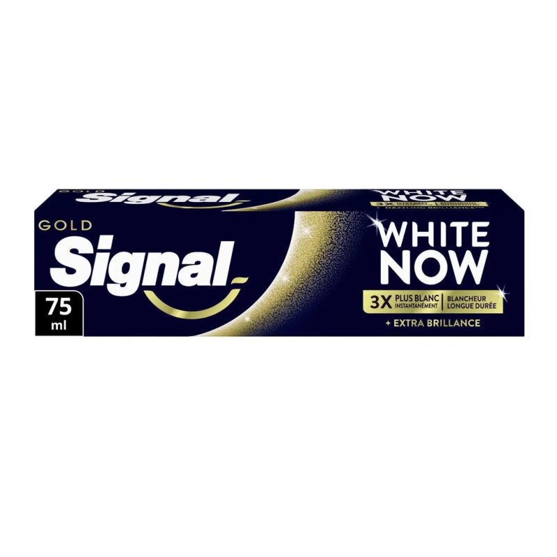 Signal White Now Gold معجون أسنان مبيض - 75 مل