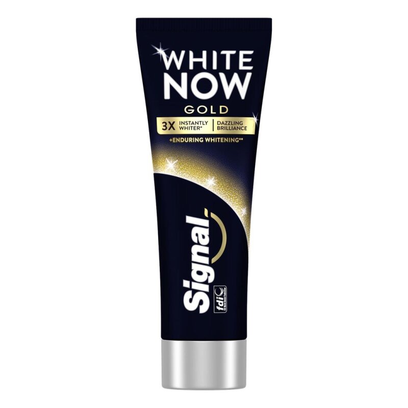 Signal White Now Gold معجون أسنان مبيض - 75 مل