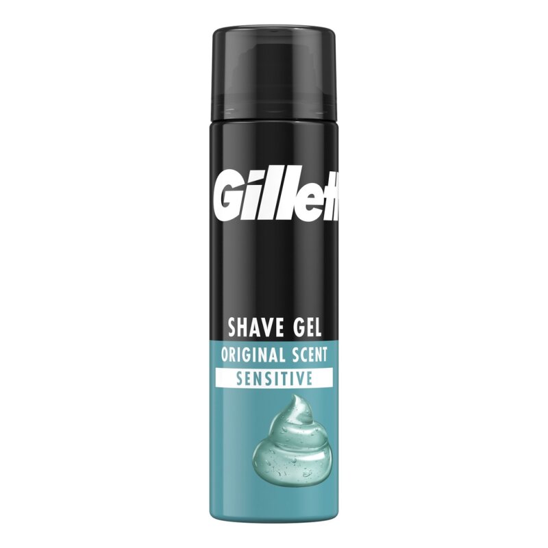 Gillette Gel à Raser Peaux Sensibles - 200ml