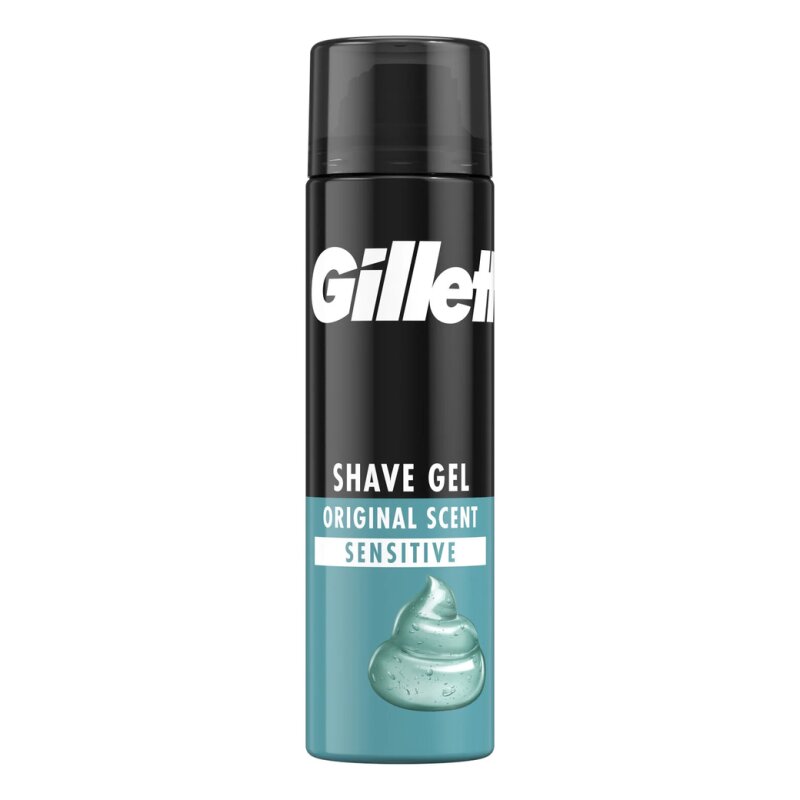 Gillette Gel à Raser Peaux Sensibles - 200ml
