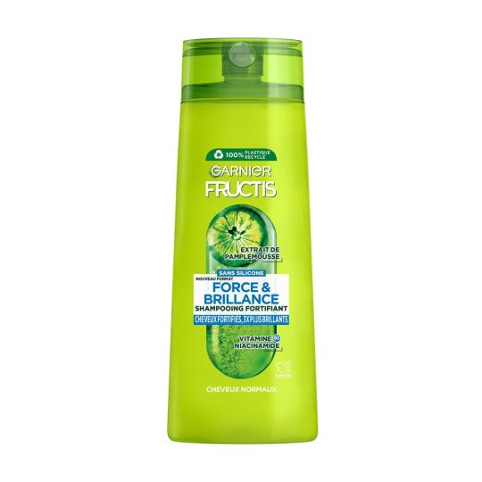 Garnier Fructis Shampoing Force & Brillance - Cheveux Normaux à Gras - 300ml