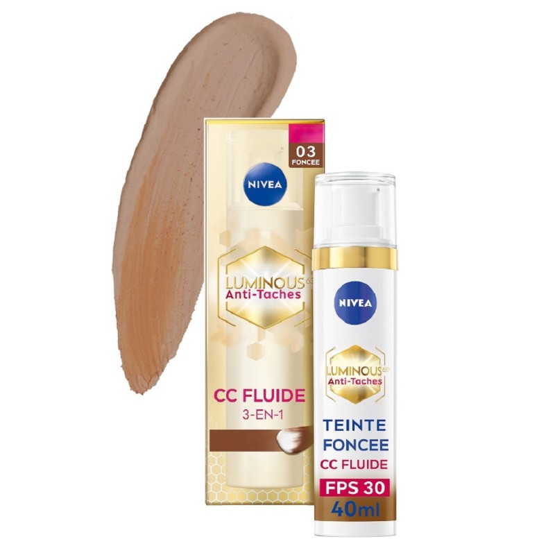 Nivea Luminous630 Soin Visage Crème Anti-Tâches - Teinte Foncé - Spf30 - 40ml