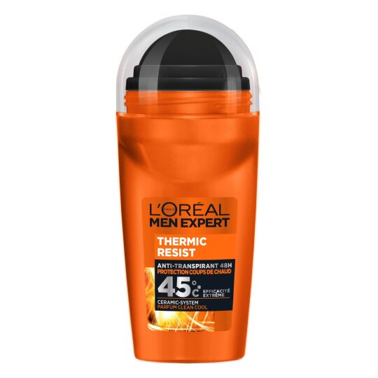 L'Oréal Men Expert Thermic Resist Déodorant Roll-On Homme - Protection 48h - 50ml
