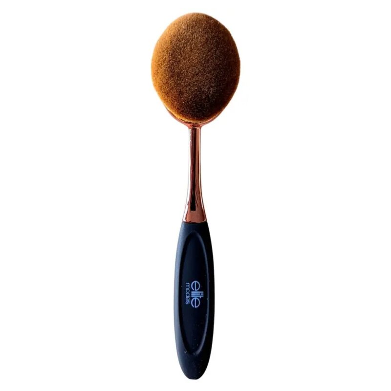 Elite Models Pinceau Maquillage Professionnel - Poudre - Forme Ovale - 17cm