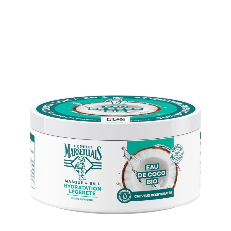 Le Petit Marseillais Hydratation Intense Masque Cheveux - Cheveux Secs et Abîmés - 200ml