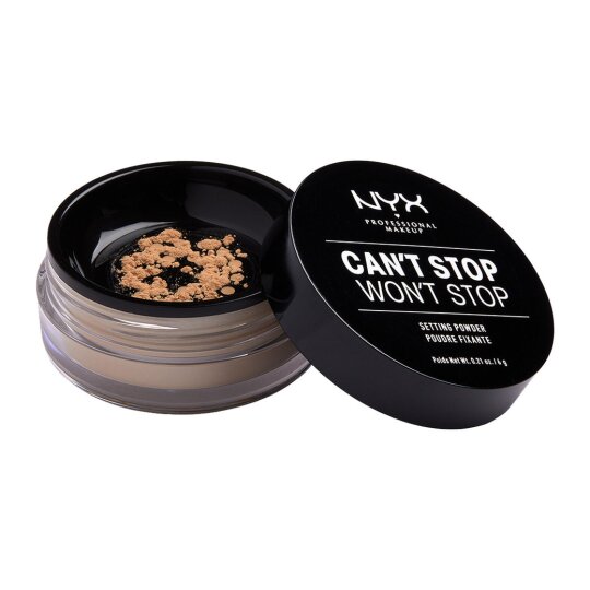 Nyx Professional Makeup can'T Stop won'T Stop Poudre Libre Fixante - Tous Types de Peau - 1.6g - Light Medium