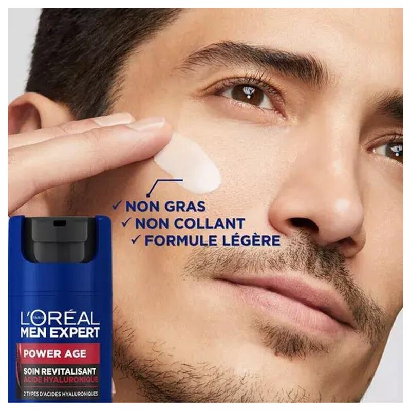L'Oréal Men Expert Power Age Crème Visage Revitalisante - Peau Homme - 50ml