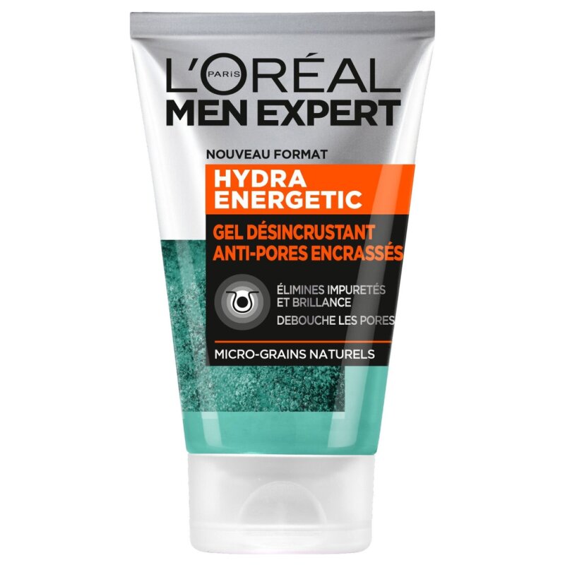 L'Oréal Men Expert Hydra Energetic Gel Soin Visage Désincrustant - Peau Homme - 150ml