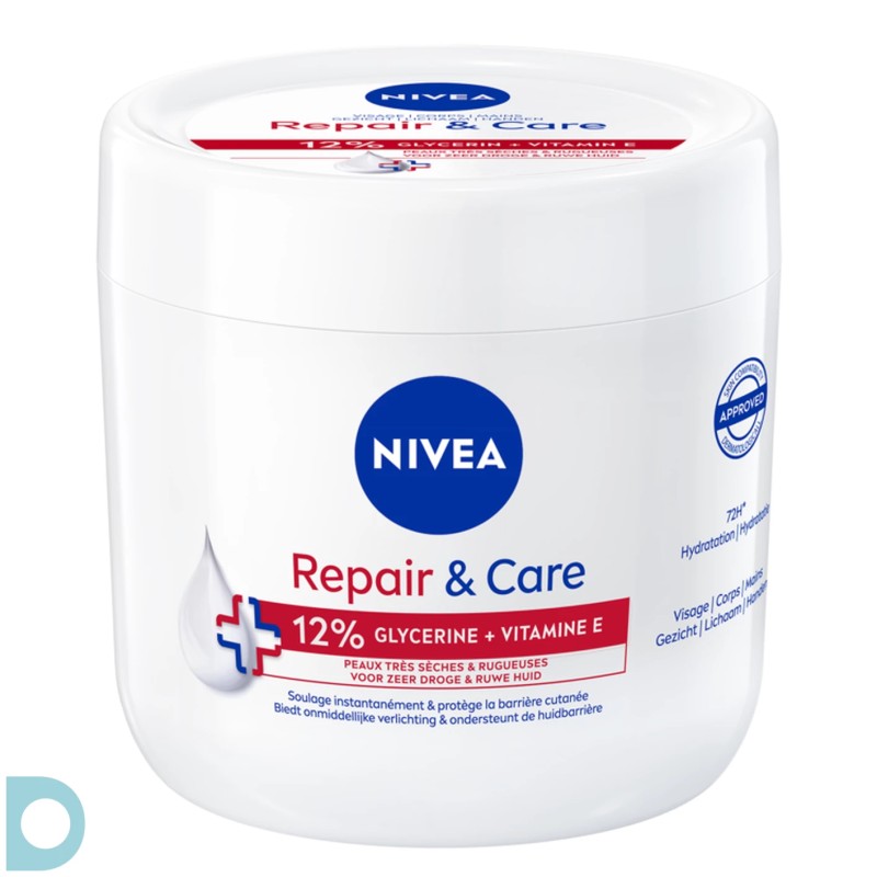 NIVEA Repair & Care كريم الجسم - للبشرة الجافة جداً - 400 مل