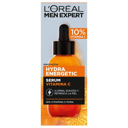 L'Oréal Men Expert Hydra Energetic Sérum Visage Vitamine C Pure - Peau Mature - 30ml