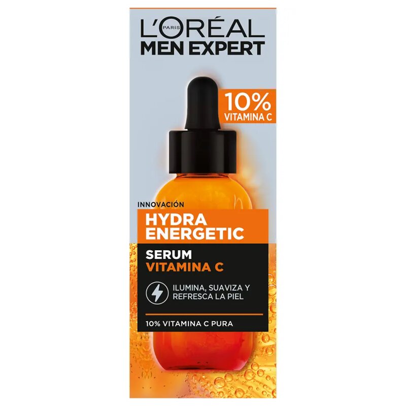 L'Oréal Men Expert Hydra Energetic Sérum Visage Vitamine C Pure - Peau Mature - 30ml
