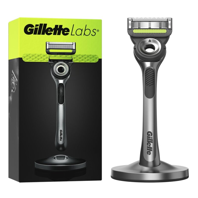 Gillette Labs Exfoliating Razor For Men - 1 Handle + 1 Blade