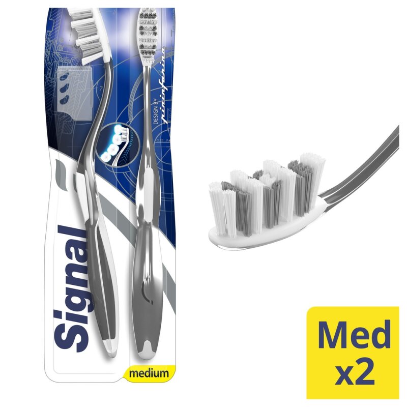 Signal Ultra Access Medium Toothbrush - Pack Of 2
