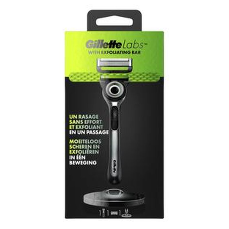 Gillette Labs Exfoliating Razor For Men - 1 Handle + 1 Blade