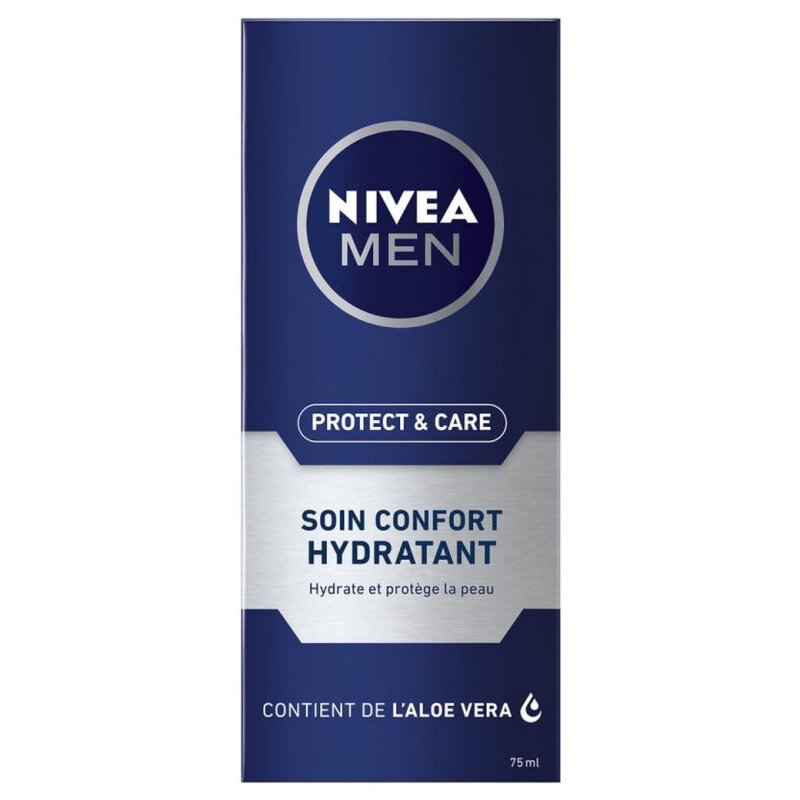 Nivea Men Protect&care Crème Visage Hydratante - Peau Normale - 75ml - Aloe Vera