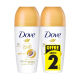 Dove Advanced Care Déodorant Roll-On - Protection 72h - Parfum Fruit de la Passion - 2x50ml
