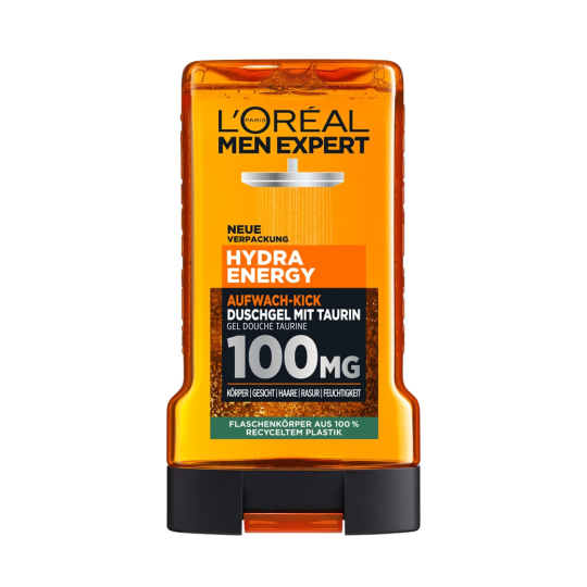 L'Oréal Men Expert Hydra Energetic Gel Douche - Tous Types de Peau - 250ml