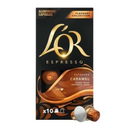 L'Or Caramel Capsules Café - Intensité 5 - Compatibles Nespresso - 10 Capsules