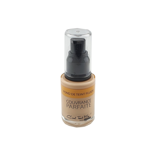 Miss Europe Fond de Teint Fluide - Tous Types de Peau - 35ml - Beige Clair 01