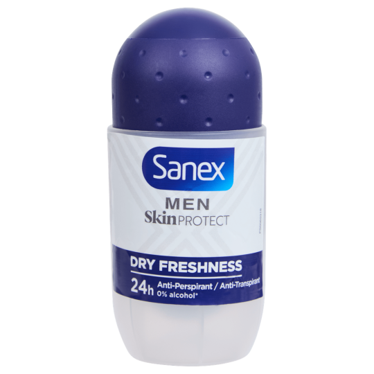 Sanex Skin Protect مزيل عرق للرجال - للبشرة الحساسة - 55 مل - Dry Freshness
