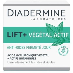 Diadermine Crème de Jour Lift+ Végétal Actif Soin Anti-Rides Fermeté Acide Hyaluronique 50ml