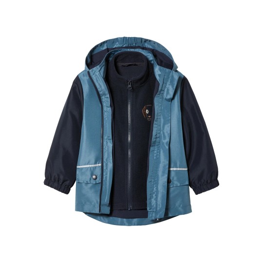 Lupilu 3-In-1 All-Season Jacket For Kids - 2 Pieces - Size 122/128 - 6-8 Years - Navy Blue/blue