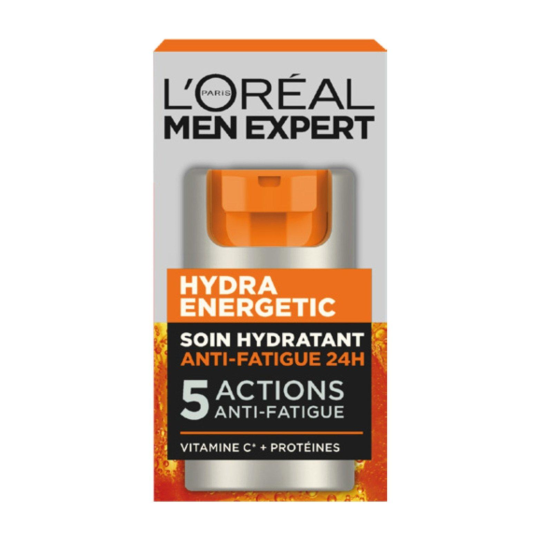 L'Oréal Paris Men Expert Hydra Energetic Soin Hydratant Visage - Peau Homme - 50ml