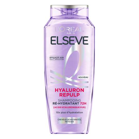 L'Oréal Paris Elseve Hyaluron Repulp Hydrating shampooing 72h - Dehydrated Hair - 250ml
