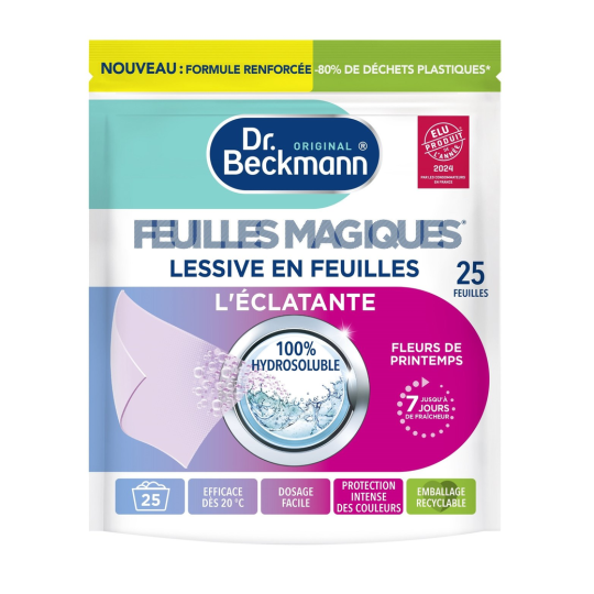 Dr Beckmann Magic Leaves Laundry Sheets - 25 Sheets