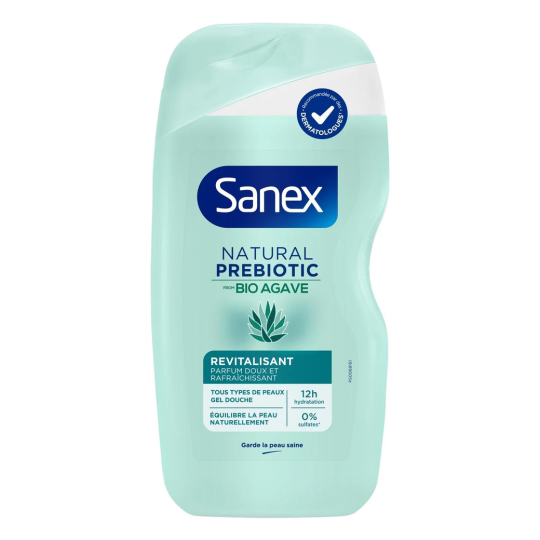 Sanex Natural Prebiotic Revitalising Shower Gel - Normal To Dry Skin - 250ml