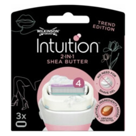 Wilkinson Intuition Ultra Moisture Recharge Lames Rasoir Femme - 3 Pièces