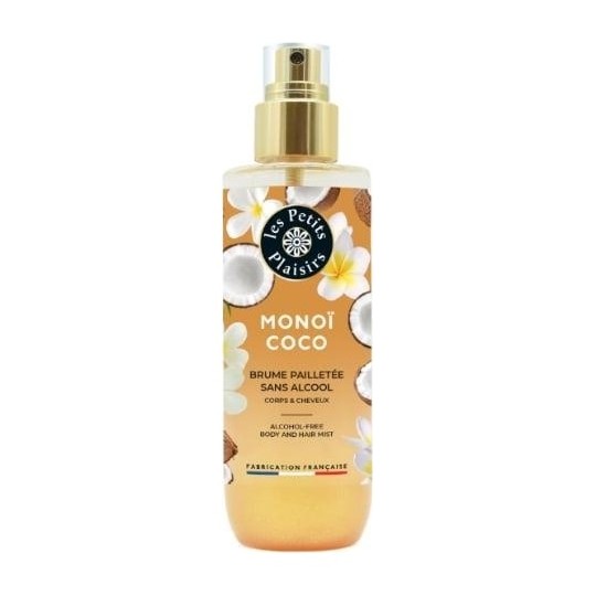 Les Petits Plaisirs Brume Monoï Coco Pailleté - Corps et Cheveux - 100ml