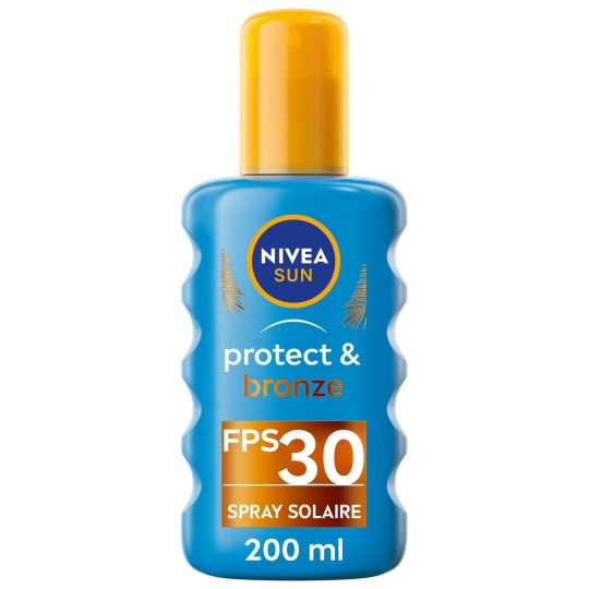 Nivea Sun Bronze Sun Protection Cream Spray - Spf 30 - Normal Skin - 200ml