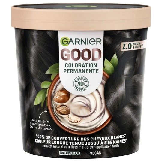 Garnier Good Permanent Hair Color - 2.0 Truffle Brown
