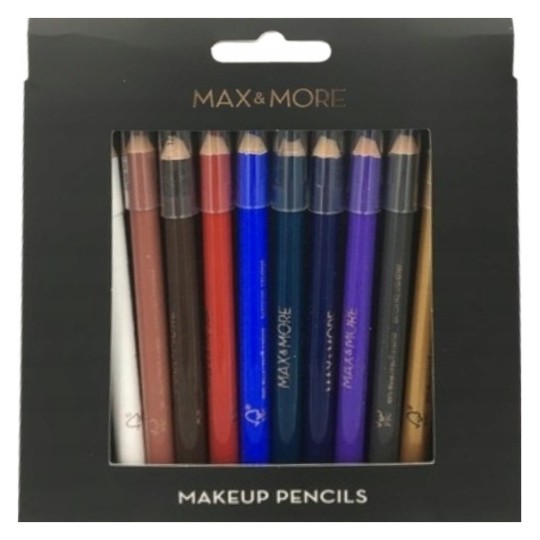 Max & More Crayons de Maquillage - 10 Pièces