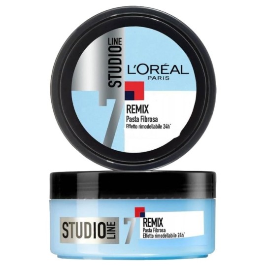 لوريال باريس ستوديو لاين ريميكس معجون ألياف تأثير قابل لإعادة التشكيل 24 ساعة - شعر - 150 مل