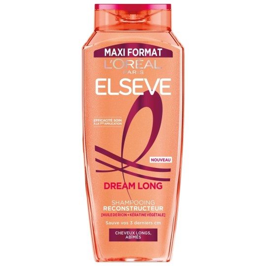 L'Oréal Paris Elseve Dream Long Reconstructing Shampoo - Long Damaged Hair - 400ml