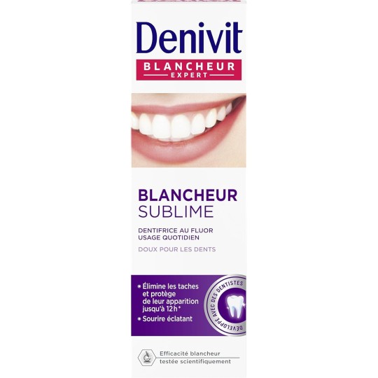 Denivit Dentifrice Blancheur Sublime Elimine Efficacement les Tâches 50ml