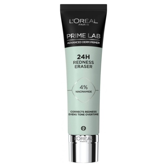 L'Oréal Paris Prime Lab Redness Eraser Base de Teint Soin Anti-Rougeurs - 30ml