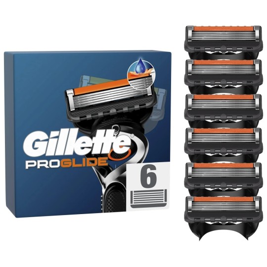 Gillette Proglide Recharges de Lames de Rasoir - 6 Recharges (5 Lames par Recharge)