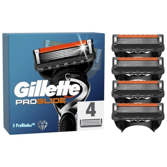 Gillette Proglide Recharge de Lames de Rasoir - 4 Recharges (5 Lames par Recharge)
