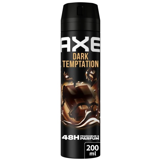 AXE Dark Temptation مزيل عرق رجالي بخاخ - مضاد للرائحة - نضارة الشوكولاتة - 200مل