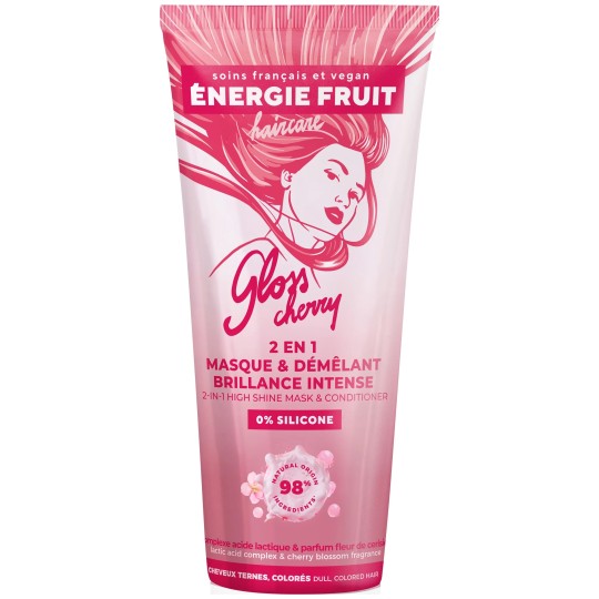 Énergie Fruit Nutri Intense Shampoo  Shampoing Gloss Cherry 2 in 1- Curly To Coily Hair - 200ml