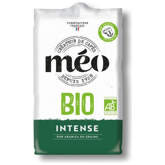 Meo 100% Arabica Intense Organic Coffee Beans - 500g