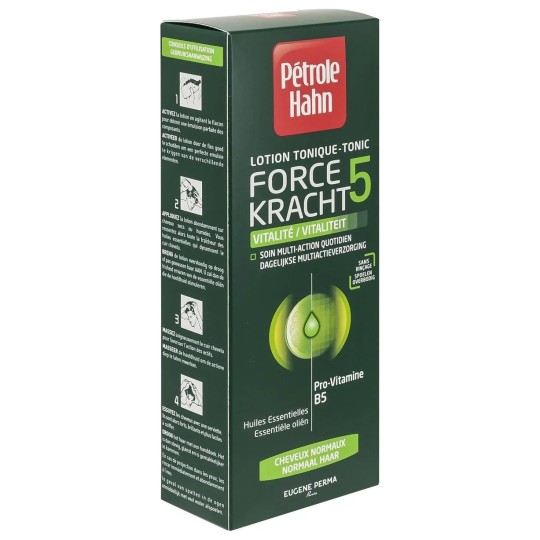 Petrole Hahn Force 5 Lotion Capillaire Homme - Cheveux Normaux - 300ml