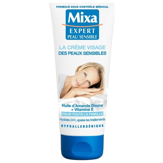 Mixa Crème Hydratante Visage Peaux Sensibles - 100ml