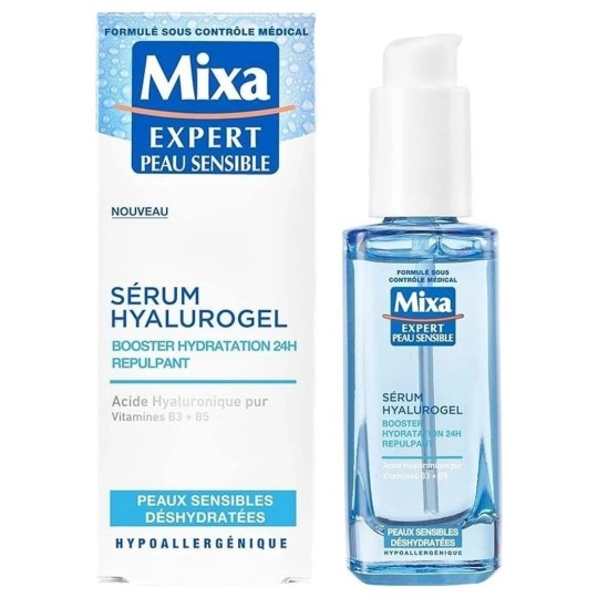 Mixa Hyalurogel Sérum Visage Booster d'Hydratation - Peau Mixte - 30ml