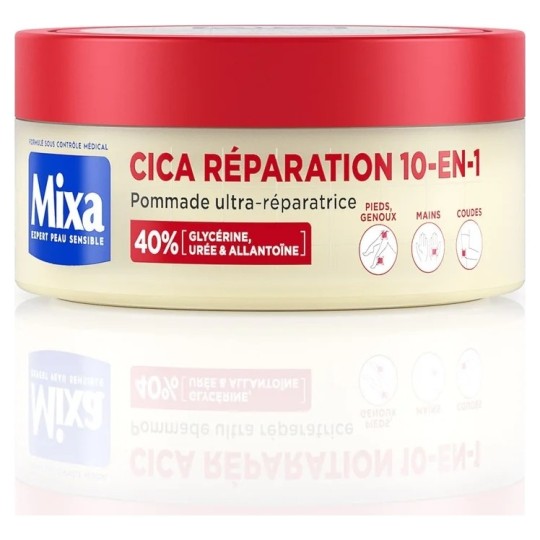 Mixa Cica Réparation Crème Réparatrice 10en1 - Peau Très Sèche - 150ml