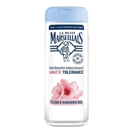 Le Petit Marseillais Haute Tolérance Gel Douche Adoucissant - Fleur d'Amandier Bio - 400ml