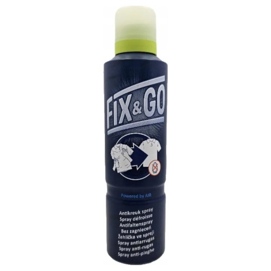 Fix&go Spray de Repassage Sans Fer - Élimine les Plis - 200ml - Bleu
